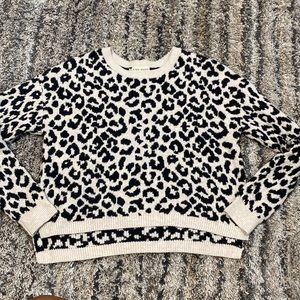 Yet Again Animal print sweater size medium